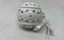 Load image into Gallery viewer, Pandora 2011 White Ceramic Unforgettable Moments Christmas Ornament Snowball