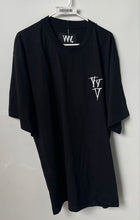 Load image into Gallery viewer, VVV The Brand Unisex Black Cotton 2025 World Tour Oversized Graphic T-Shirt Sz L