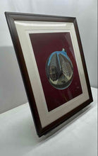 Load image into Gallery viewer, Matted & Framed Fisheye View Of Wall Street By David Mann Signed Wall Art Print
