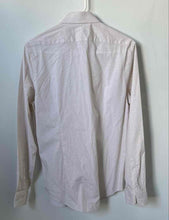 Load image into Gallery viewer, Express Mens 1MX White Printed Extra Slim Long Sleeve Dress Shirt Size XS