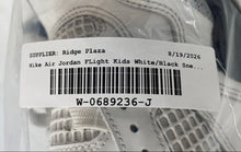 Load image into Gallery viewer, Nike Kids Air Jordan 4 Retro IB4171-100 White Black Sneaker Shoes Size 4Y