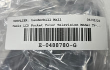 Load image into Gallery viewer, Casio Model TV-470B Black LCD Pocket Color UHF VHF Television Not Tested