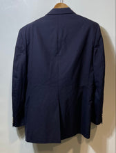 Load image into Gallery viewer, Authentic Burberry Mens Blue Wool Two-Button Blazer No Size Pit To Pit 23"