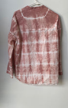 Load image into Gallery viewer, Zara Womens Pink & White Printed Cotton Long Sleeve Button-Up Shirt Size XS