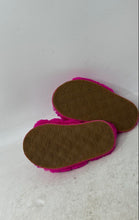 Load image into Gallery viewer, UGG Unisex Kids Fluff Yeah Pink Faux Fur Logo Strap Slide Slippers Size 7