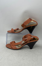 Load image into Gallery viewer, Michael Kors Womens Orange Ankle Strap Thong Sandals Size 10M