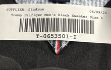 Load image into Gallery viewer, Tommy Hilfiger Mens Black Collared Long Sleeve Polo Shirt Size Large