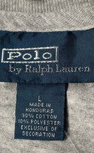 Load image into Gallery viewer, Polo By Ralph Lauren Mens Gray Crew Neck Short Sleeve Pullover T-Shirt Size L