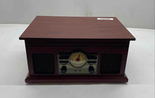 Load image into Gallery viewer, Victrola Model VTA-250B Antique Built-In-Radio CD Player Turntable Not Tested