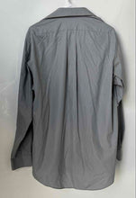 Load image into Gallery viewer, Van Heusen Mens Gray Long Sleeve Collared Wrinkle Free Dress Shirt Size 16