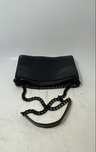Load image into Gallery viewer, Aldo Womens Black Croc Embossed Faux Leather Chain Strap Crossbody Bag