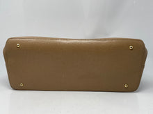Load image into Gallery viewer, Authentic Lauren Ralph Lauren Womens Newbury Brown Leather Satchel Bag Damaged