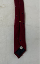 Load image into Gallery viewer, Oscar De La Renta Mens Red Printed Adjustable Classic Designer Tie
