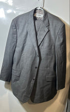Load image into Gallery viewer, Adolfo Mens Lago Gray Wool 2-Piece Suit Blazer & Pants Set Size 48-43L