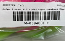 Load image into Gallery viewer, Under Armour Boys Curry 13 6014870-694 Pink Green Lace-Up Sneakers Shoes Size 4Y
