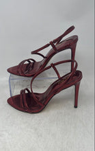 Load image into Gallery viewer, Aldo Womens Twila Dark Red Open Toe Stiletto Heel Strappy Sandals Size 7