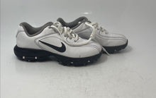 Load image into Gallery viewer, Nike Boys Revive 317637-101 White Leather Lace-Up Low Top Golf Cleats Size 3Y