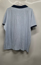Load image into Gallery viewer, Au Noir Mens Light Blue Short Sleeve Collared Regular Fit Polo Shirt Size 8