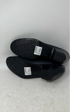 Load image into Gallery viewer, Clarks Womens Emily2 Navy Blue Leather Round Toe Slip-On Block Pump Heels Sz 8M