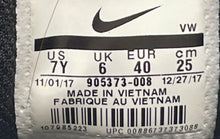 Load image into Gallery viewer, Nike Boys Check SB 905373-008 Black Gray Round Toe Lace-Up Sneaker Shoes Size 7Y