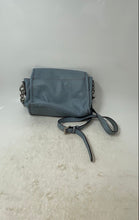Load image into Gallery viewer, Michael Kors Womens Fulton Blue Leather Adjustable Strap Crossbody Purse