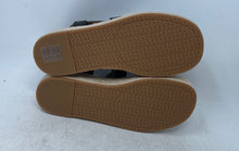 Load image into Gallery viewer, Michael Kors Womens Black Leather Crossover Strap Espadrille Sandals Size 8M