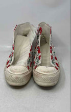 Load image into Gallery viewer, Converse Womens CTAS Lift Platform Hi White Cherry Sneakers Shoes Sz 9 No Laces