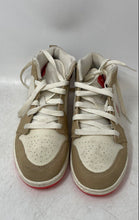 Load image into Gallery viewer, Nike Boys Air Jordan 1 Mid SE HJ5960-206 Brown Beige Red Sneakers Shoes Sz 2.5Y