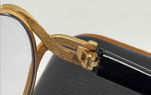Load image into Gallery viewer, Authentic Caviar Women's Gold-Tone Black Glasses