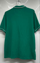 Load image into Gallery viewer, Penguin Mens Green Cotton Spread Collar Short Sleeve Polo Shirt Size Large