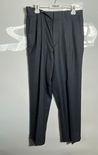 Load image into Gallery viewer, Slates Mens Blue Pleated Front Pockets Straight Leg Dress Pants Size 34x32
