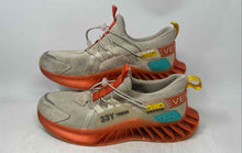 Load image into Gallery viewer, ROVUX Spartan Mens 33Y Trend Beige Orange Drawstring Sneaker Shoes Size 46