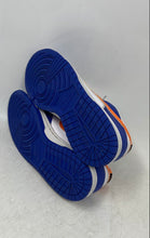 Load image into Gallery viewer, Nike Boys Dunk Low FN7783-400 White Blue Orange Sneaker Shoes Size 3.5Y