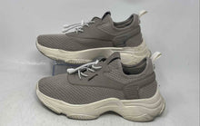 Load image into Gallery viewer, Dnsny Womens Allie Gray Ivory Round Toe Drawstring Sneakers Shoes Size 8 M