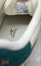 Load image into Gallery viewer, Reebok Womens Club C Revenge Beige Green Low Top Lace-Up Sneaker Shoes Size 7.5