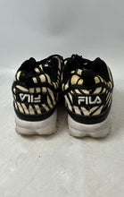Load image into Gallery viewer, Fila Womens Disruptor 2 Black & White Animal Print Lace-Up Sneaker Shoes Size 7