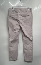 Load image into Gallery viewer, Old Navy Womens Pixie White Brown Striped Print Belt Loops Chino Pants Size 8