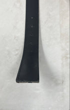 Load image into Gallery viewer, Calvin Klein Mens Black Beige Signature Print Leather Dress Belt Size S