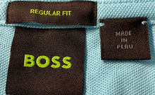 Load image into Gallery viewer, Hugo Boss Mens Blue Cotton Short Sleeve Regular Fit Collared Polo Shirt Size XXL