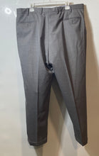 Load image into Gallery viewer, Kirkland Mens Gray Wool Pleated Front Pockets Straight Dress Pants 40 Length 30