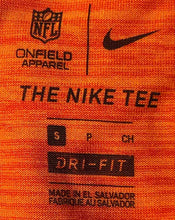 Load image into Gallery viewer, Nike Womens Dri-Fit Orange NFL Miami Dolphins Short Sleeve Sports T-Shirt Size S