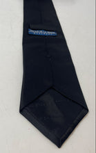 Load image into Gallery viewer, Oscar De La Renta Mens Black Keeper Loop Adjustable Pointed Tie