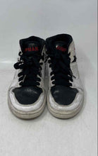 Load image into Gallery viewer, Nike Boys Air Jordan Access Mid White Black Leather Sneakers Shoes Size 4Y