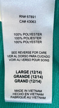 Load image into Gallery viewer, NFL Youth Green Miami Dolphins Team Parker Football Sports Jersey Size L 12-14
