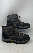 Load image into Gallery viewer, Khombu Mens Black Gray Lace-Up Round Toe Ankle Hiking Boots Size 12