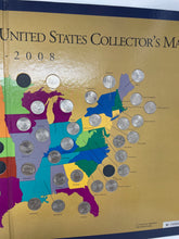 Load image into Gallery viewer, First State Quarters Of The United States Collector's Map (1999-2008) 31 Pcs