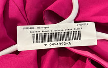 Load image into Gallery viewer, Express Womens Fuchsia Sleeveless Square Neck Pullover Sheath Dress Size 6