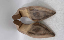 Load image into Gallery viewer, Charles David Womens Arsenal Beige Pointed Toe Slip-On Block Pump Heels Size 8M
