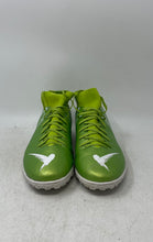 Load image into Gallery viewer, Unbranded Mens Green White Leather Lace-Up Sport Soccer Cleats Size EUR 43