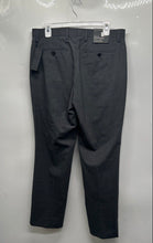 Load image into Gallery viewer, Banana Republic Mens Gray Flat Front Slim Fit Straight Leg Dress Pants Sz 32x30